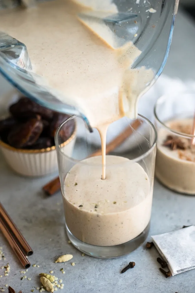 Velvety Vanilla Spiced Chai Smoothie