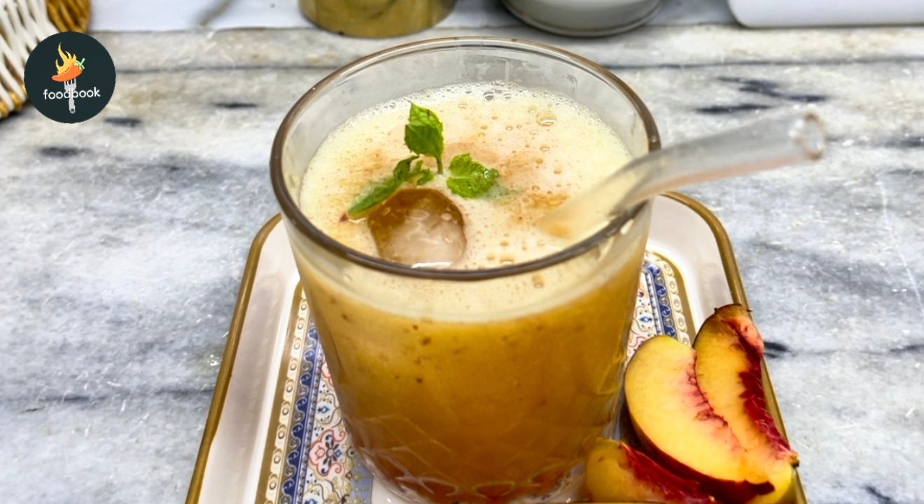 2-Minute Peach Juice Recipe – Fresh, Healthy & Naturally Sweet