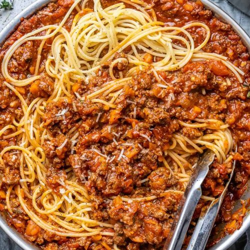 Beef and Mushroom Bolognese