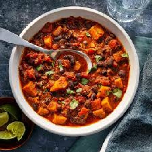 Sweet Potato and Black Bean Chili